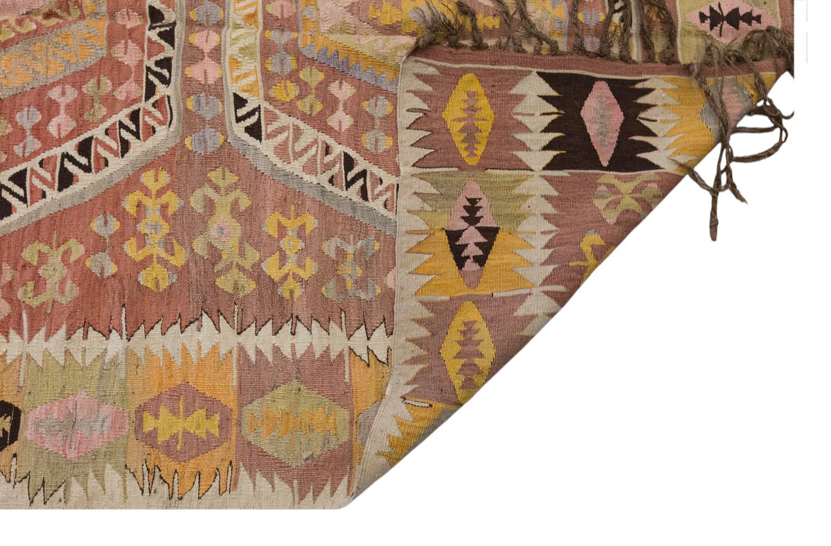 Vintage Large Konta Kilim, 136 x 330 cm / 4.6 x 11 ft Kilim
