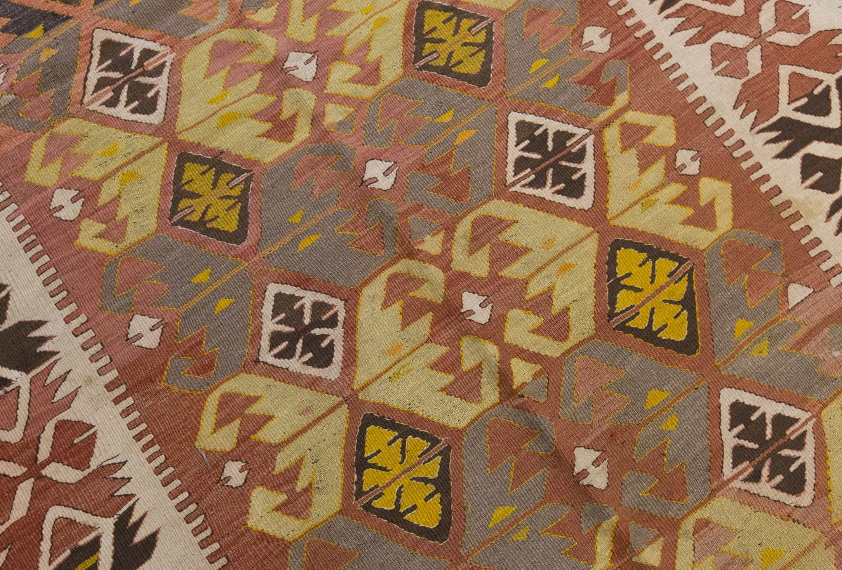 Vintage Large Konya Kilim, 126 x 323 cm / 4.2 x 10.7 ft Kilim