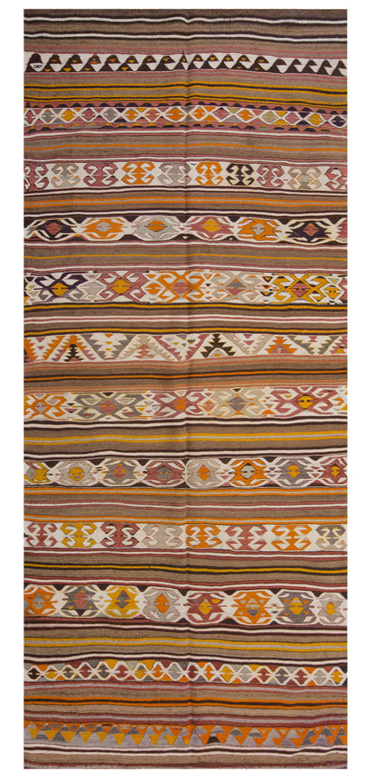 Vintage Large Konya Kilim, 135 x 315 cm / 4.5 x 10.4 ft Kilim