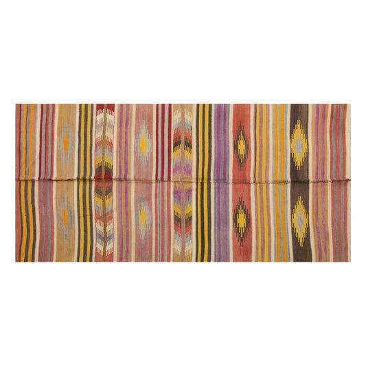 Vintage Large Konya Kilim, 136 x 360 cm / 4.6 x 12 ft Kilim