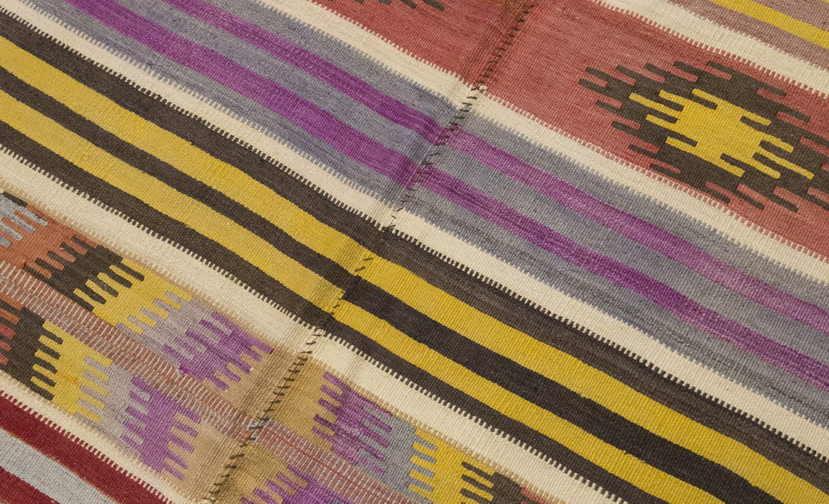 Vintage Large Konya Kilim, 136 x 360 cm / 4.6 x 12 ft Kilim