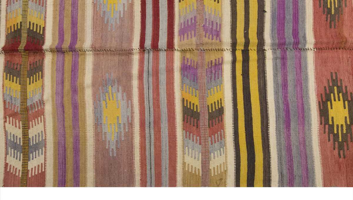 Vintage Large Konya Kilim, 136 x 360 cm / 4.6 x 12 ft Kilim