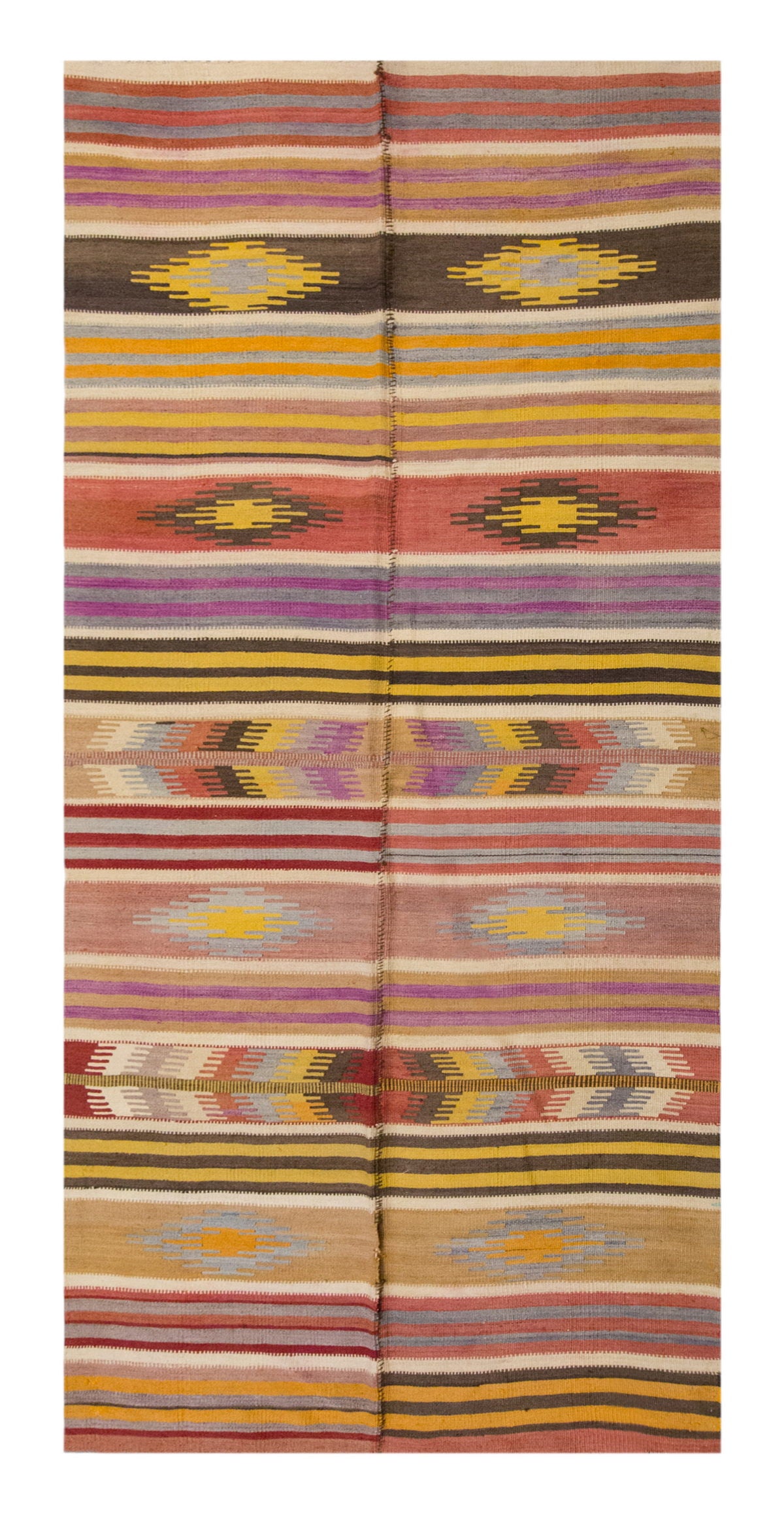 Vintage Large Konya Kilim, 136 x 360 cm / 4.6 x 12 ft Kilim