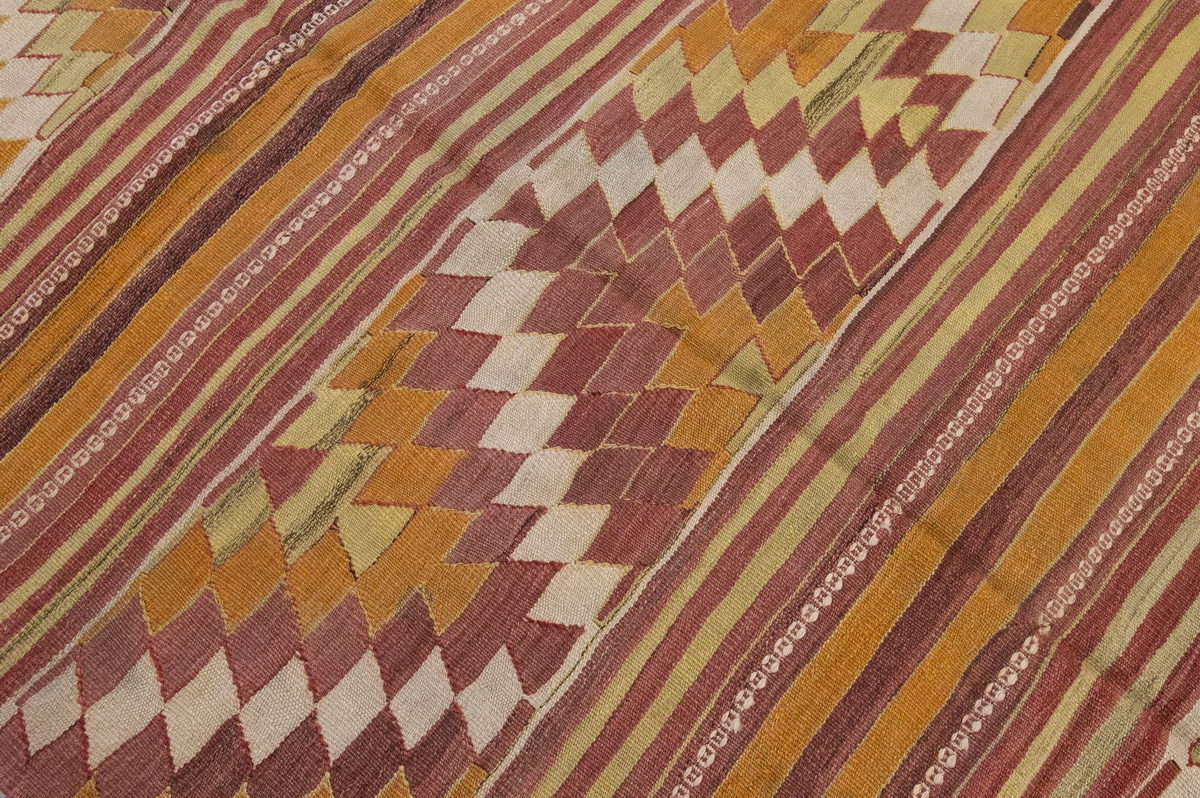 Vintage Large Konya Kilim, 142 x 353 cm / 4.8 x 11.7 ftKilim