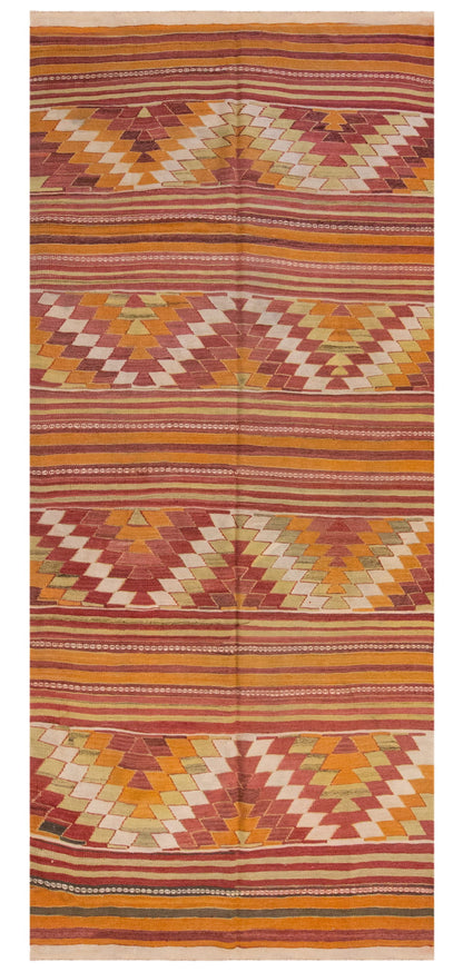 Vintage Large Konya Kilim, 142 x 353 cm / 4.8 x 11.7 ftKilim