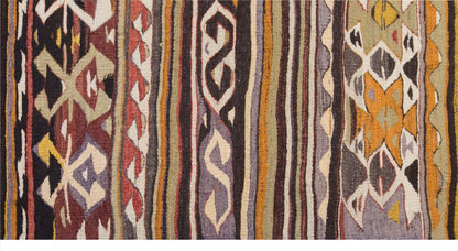 Vintage Large Konya Kilim, 144 x 284 cm / 4.9 x 9.4 ft Kilim