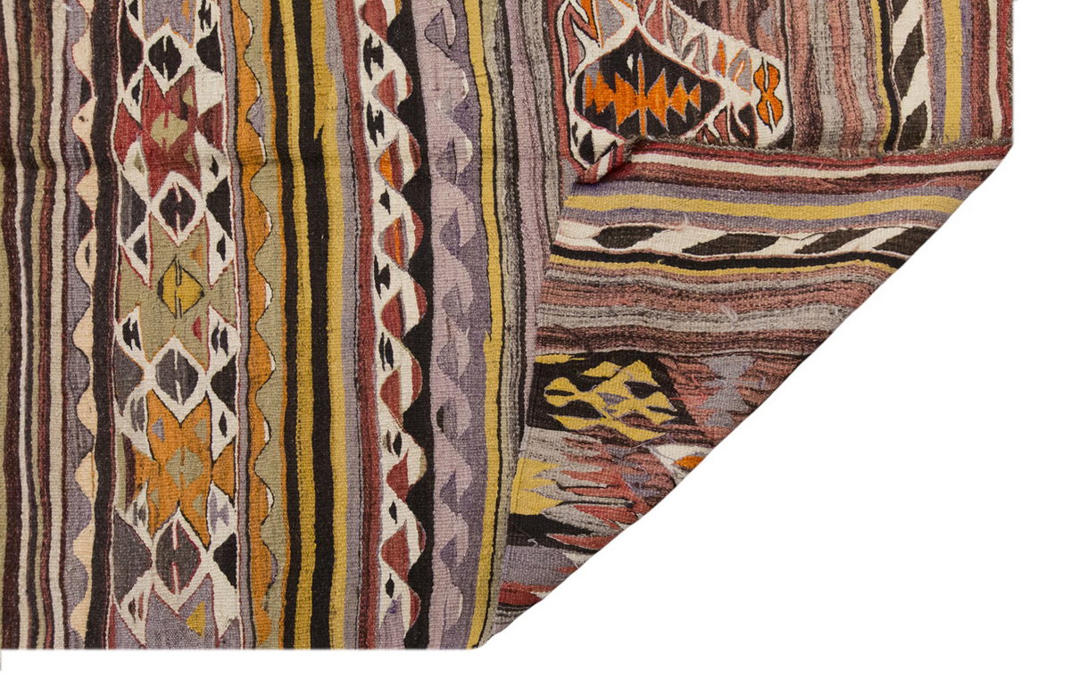 Vintage Large Konya Kilim, 144 x 284 cm / 4.9 x 9.4 ft Kilim