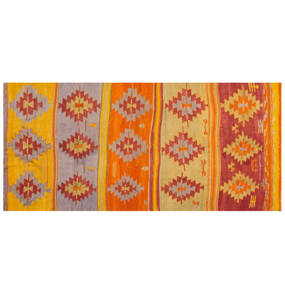 Vintage Large Konya Kilim, 146 x 314 cm / 4.9 x 10.4 ft Kilim