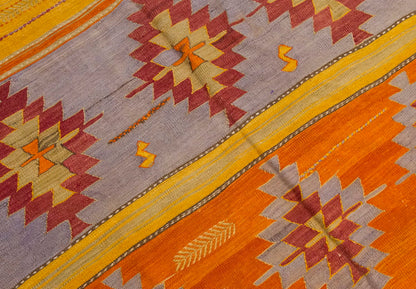 Vintage Large Konya Kilim, 146 x 314 cm / 4.9 x 10.4 ft Kilim