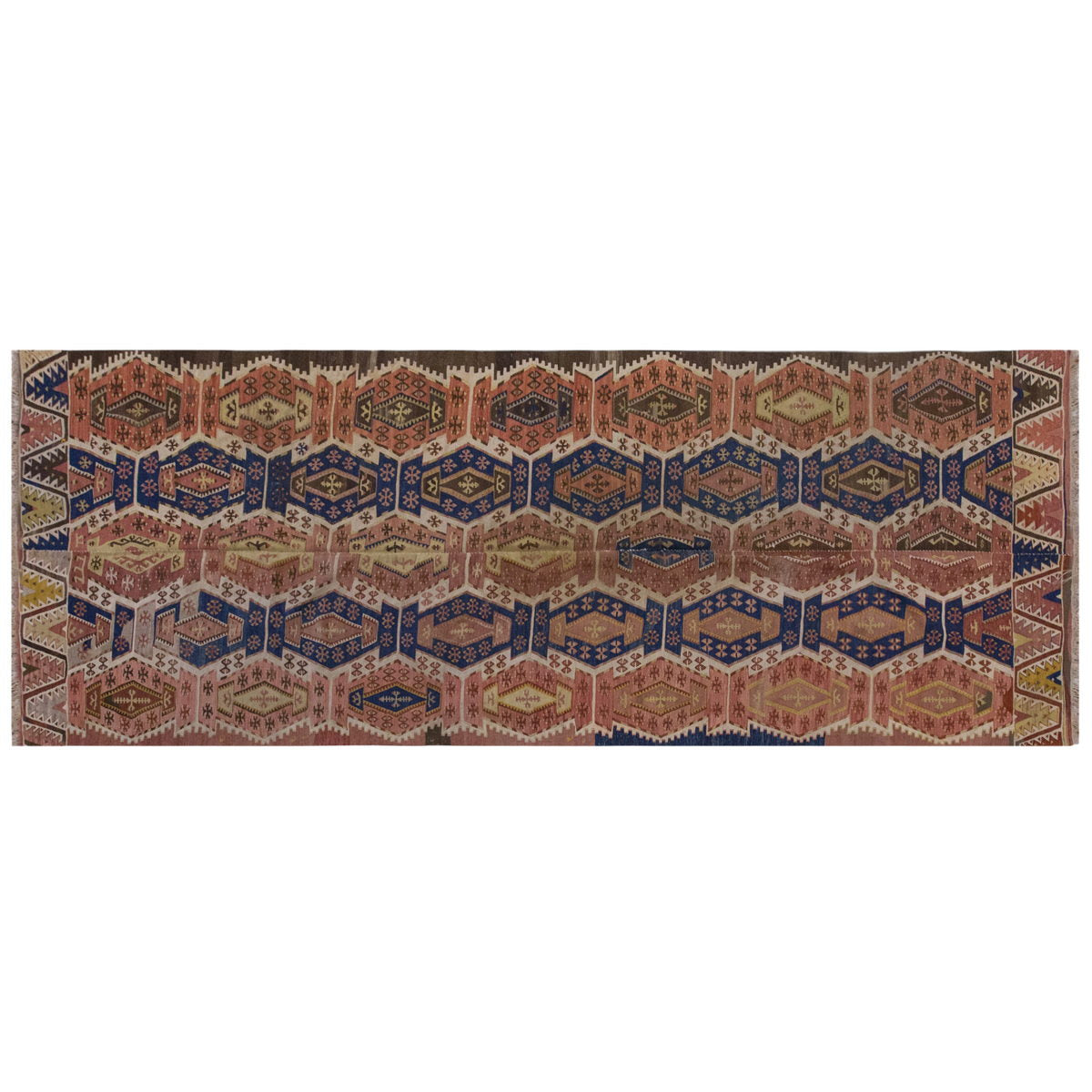 Vintage Large Konya Kilim, 146 x 397 cm / 4.9 x 13 ft Kilim