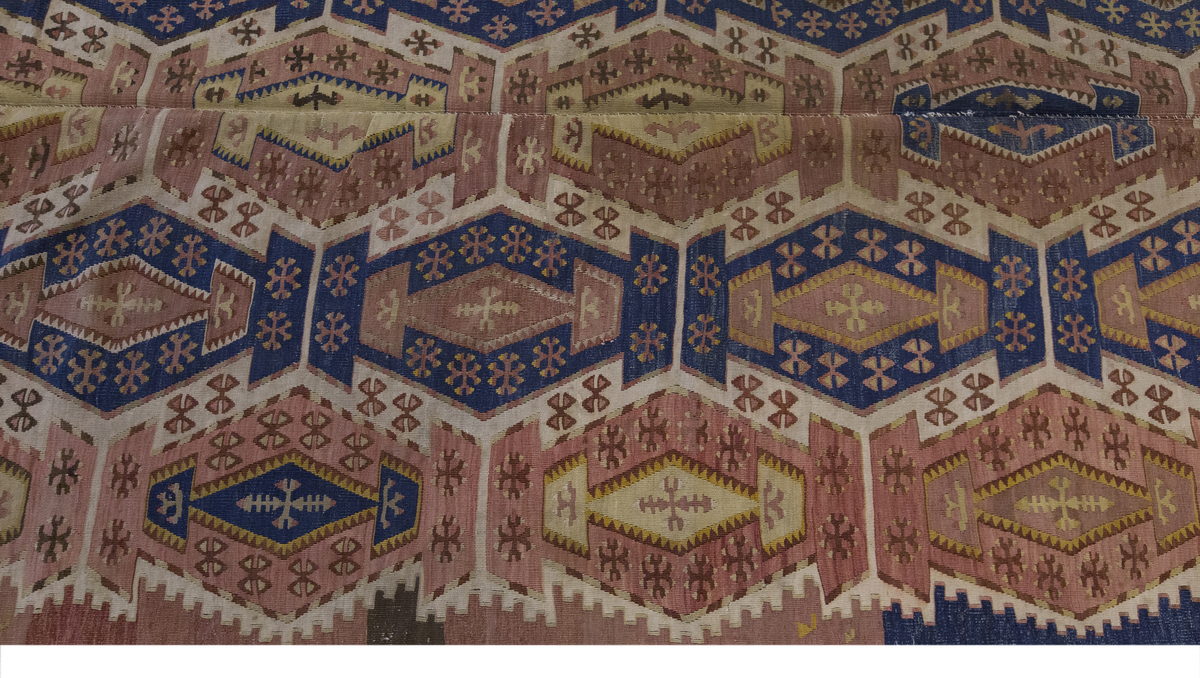 Vintage Large Konya Kilim, 146 x 397 cm / 4.9 x 13 ft Kilim