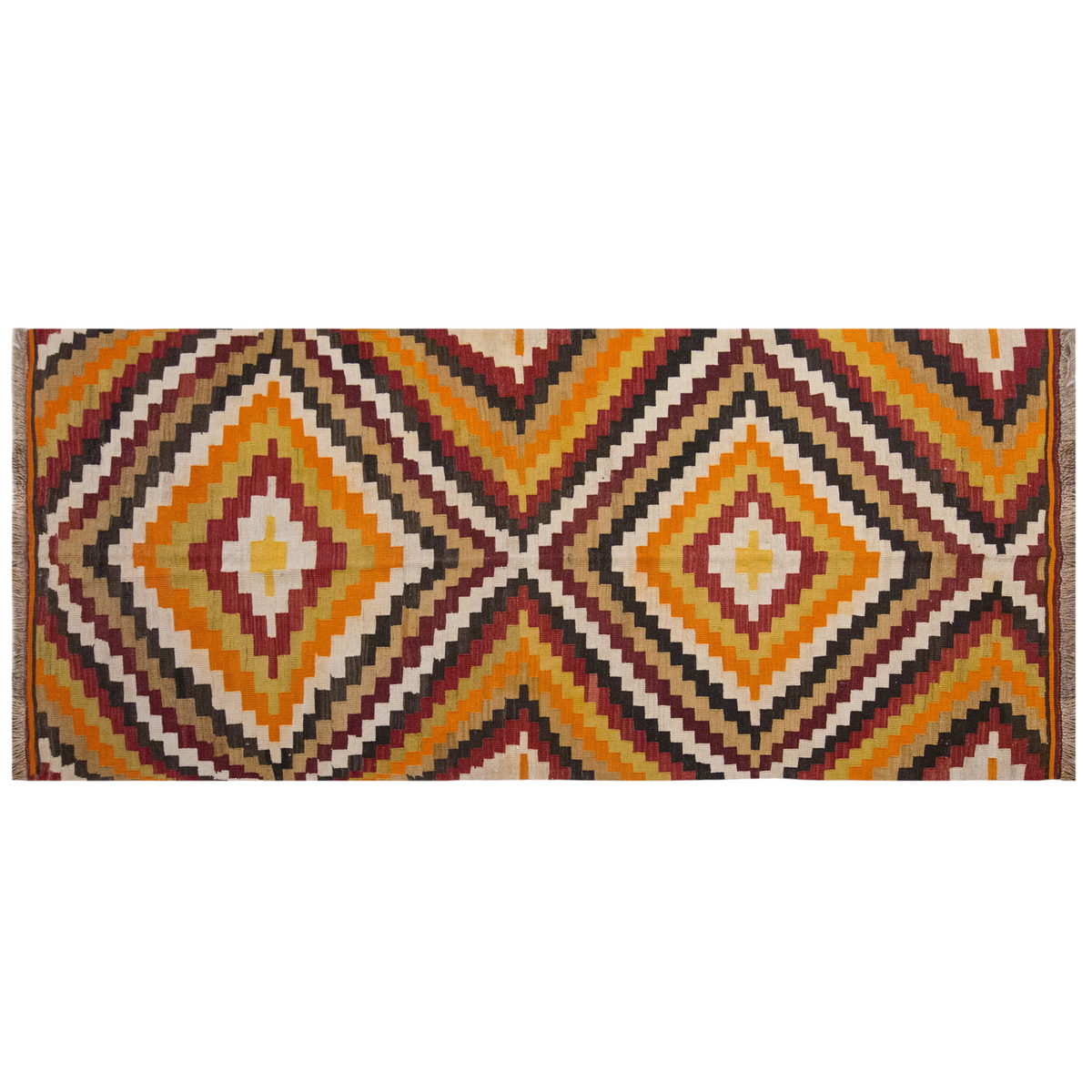 Vintage Large Konya Kilim, 149 x 340 cm / 5 x 11.2 ft Kilim