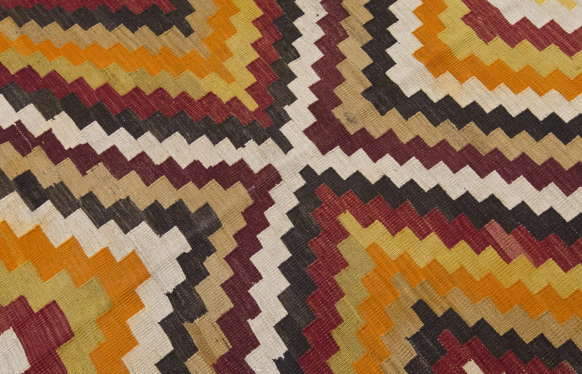 Vintage Large Konya Kilim, 149 x 340 cm / 5 x 11.2 ft Kilim