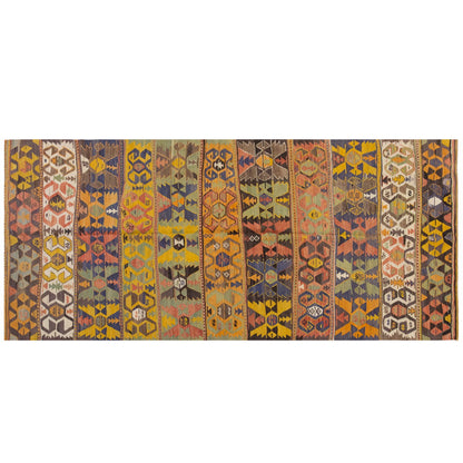 Vintage Large Konya Kilim, 150 x 372 cm / 5 x 12.2 ft Kilim