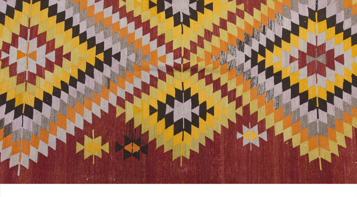 Vintage Large Konya Kilim, 152 x 364 cm / 5 x 12 ft Kilim