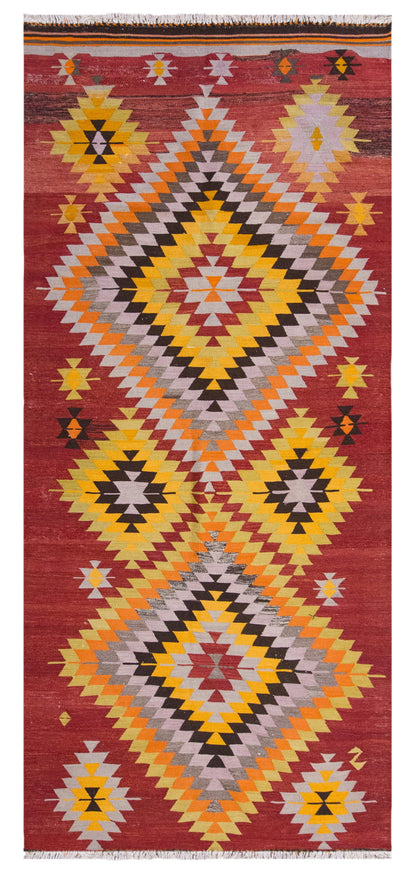 Vintage Large Konya Kilim, 152 x 364 cm / 5 x 12 ft Kilim
