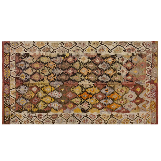 Vintage Large Konya Kilim, 153 x 361 cm / 5 x 12 ft Kilim