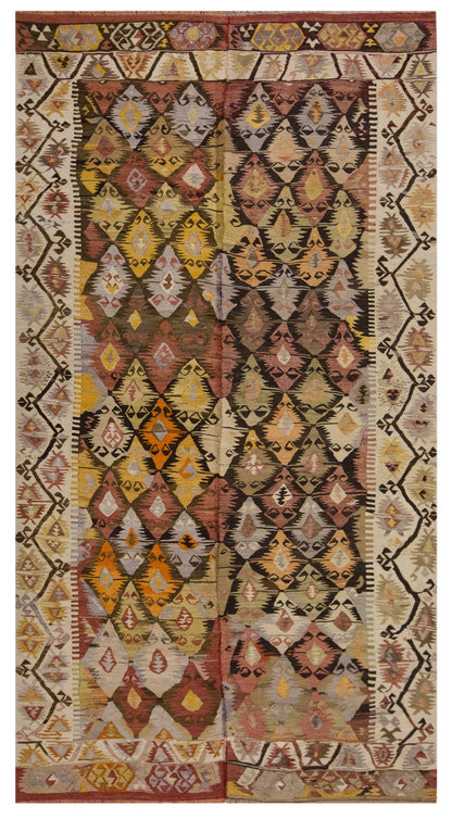 Vintage Large Konya Kilim, 153 x 361 cm / 5 x 12 ft Kilim