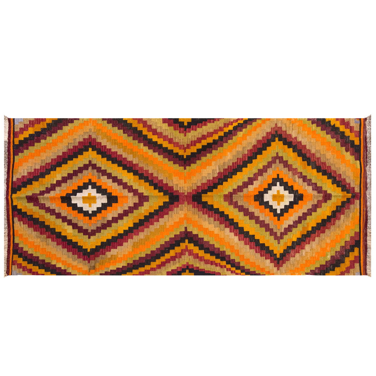 Vintage Large Konya Kilim, 154 x 344 cm / 5 x 11.3 ft Kilim