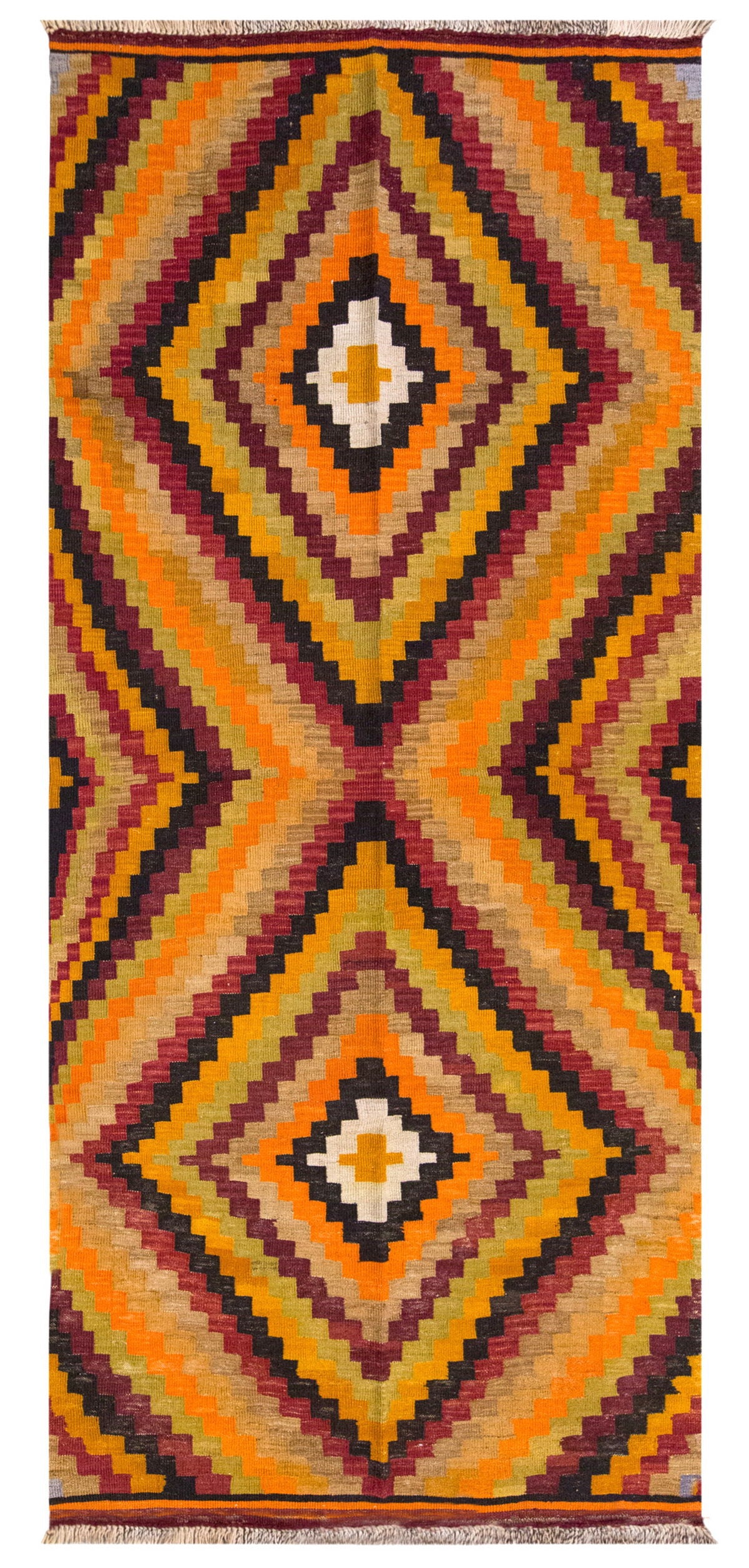 Vintage Large Konya Kilim, 154 x 344 cm / 5 x 11.3 ft Kilim