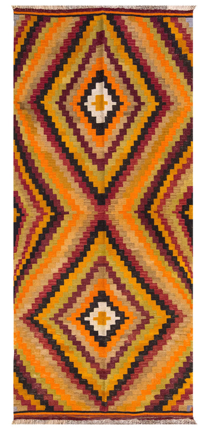 Vintage Large Konya Kilim, 154 x 344 cm / 5 x 11.3 ft Kilim