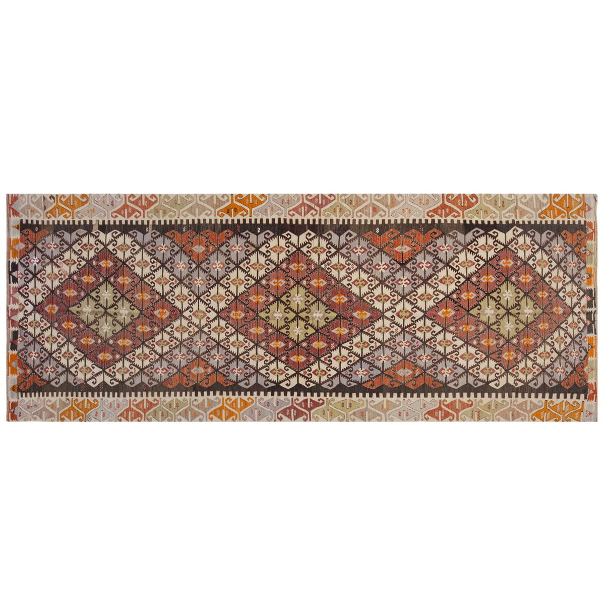 Vintage Large Konya Kilim, 154 x 398 cm / 5 x 13 ft Kilim