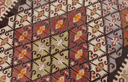 Vintage Large Konya Kilim, 154 x 398 cm / 5 x 13 ft Kilim
