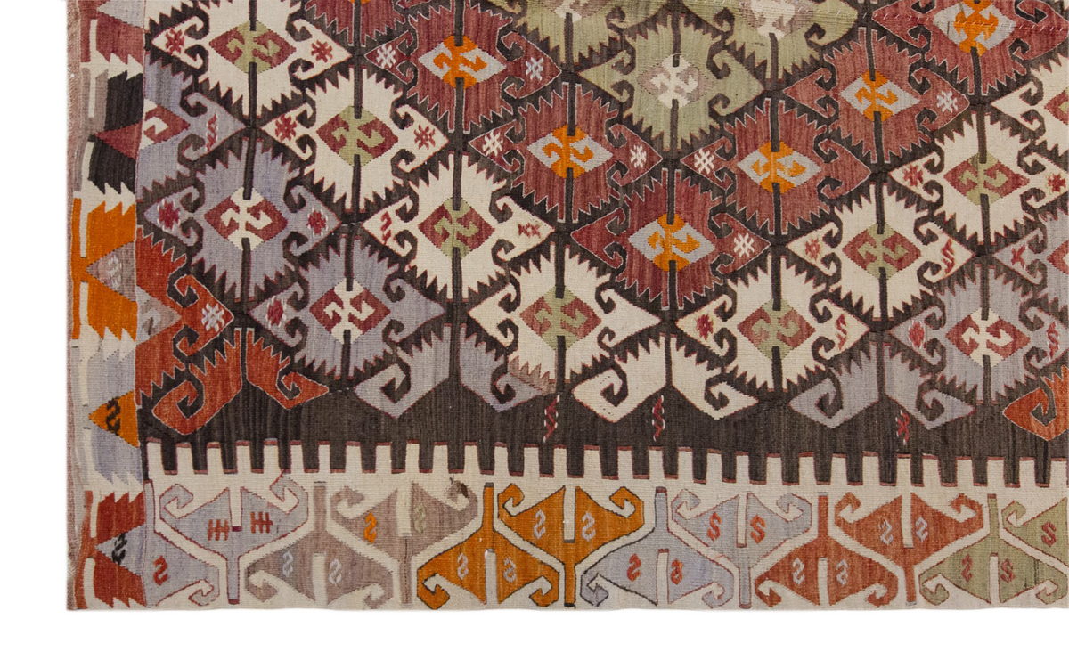 Vintage Large Konya Kilim, 154 x 398 cm / 5 x 13 ft Kilim