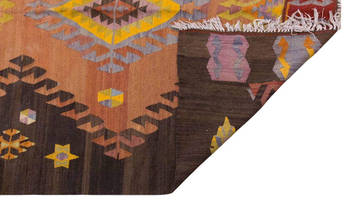 Vintage Large Konya Kilim, 155 x 340 cm / 5.1 x 11.2 ft Kilim