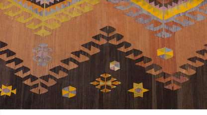 Vintage Large Konya Kilim, 155 x 340 cm / 5.1 x 11.2 ft Kilim