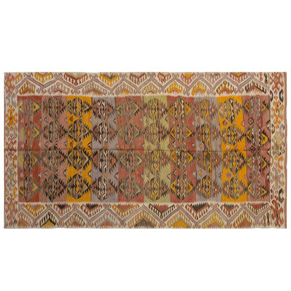 Vintage Large Konya Kilim, 156 x 282 cm / 5.1 x 9.3 ft Kilim