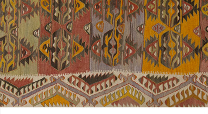 Vintage Large Konya Kilim, 156 x 282 cm / 5.1 x 9.3 ft Kilim