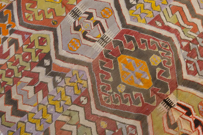 Vintage Large Konya Kilim, 156 x 349 cm / 5.1 x 11.5 ft Kilim