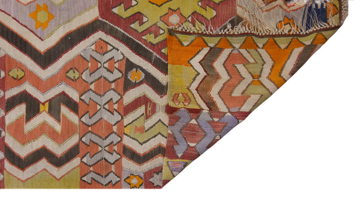 Vintage Large Konya Kilim, 156 x 349 cm / 5.1 x 11.5 ft Kilim