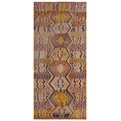Vintage Large Konya Kilim, 156 x 349 cm / 5.1 x 11.5 ft Kilim