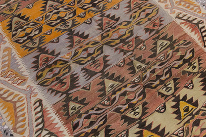 Vintage Large Konya Kilim, 157 x 404 cm / 5.2 x 13.3 ft Kilim