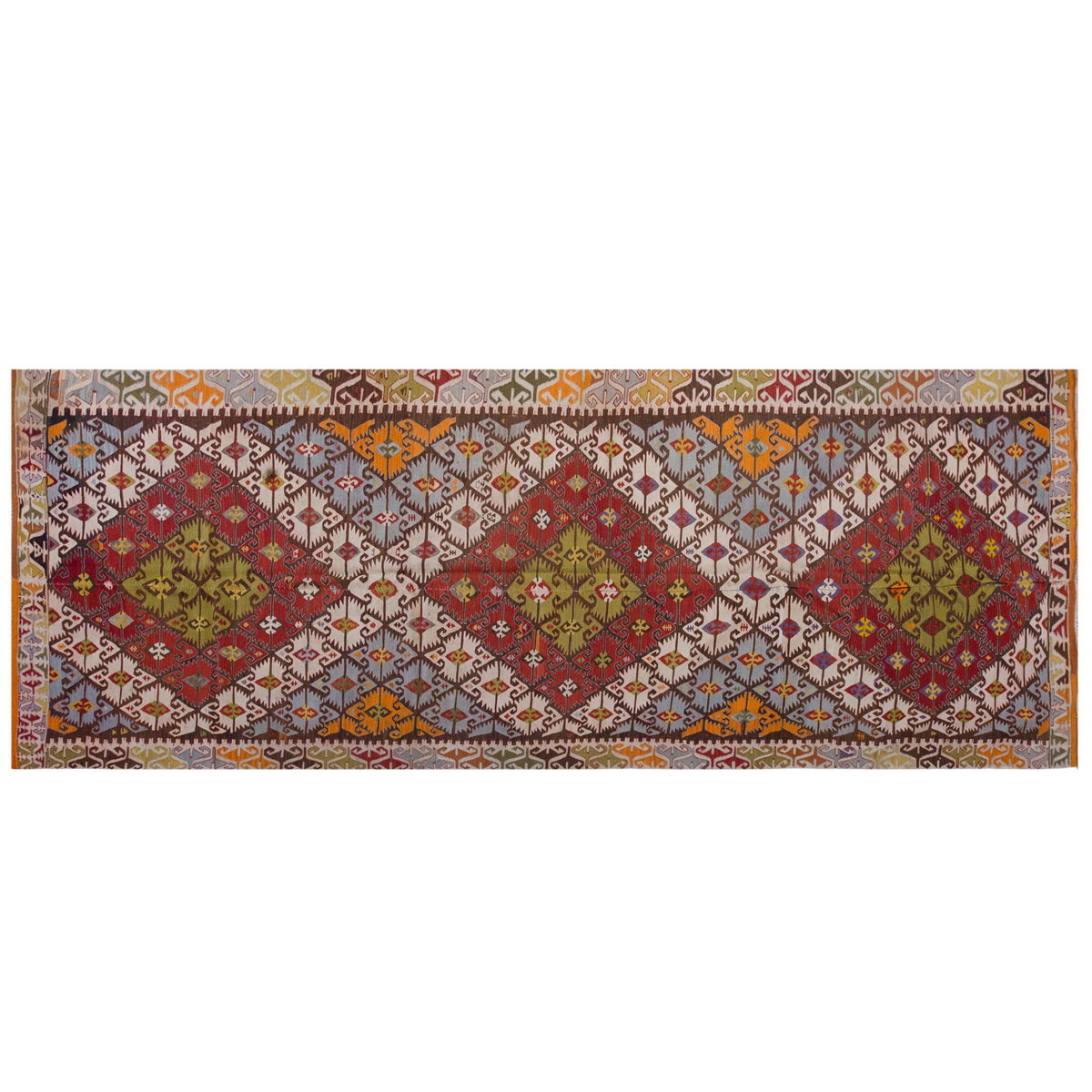 Vintage Large Konya Kilim, 158 x 425 cm / 5.2 x 14 ft Kilim