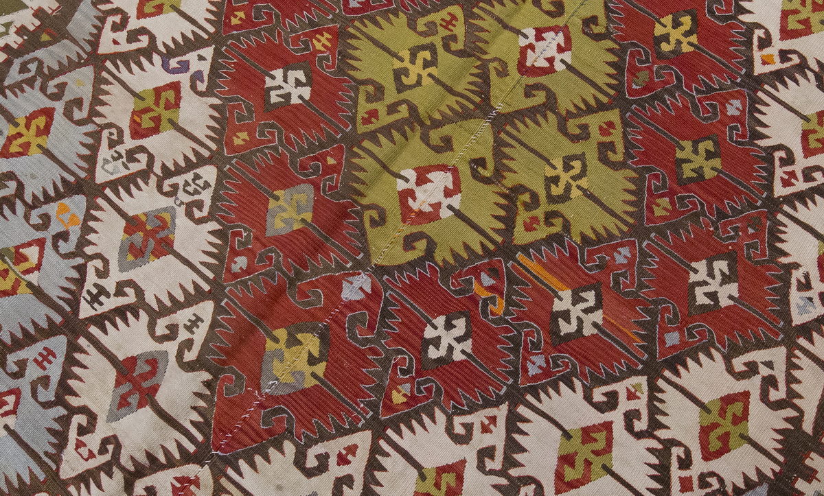 Vintage Large Konya Kilim, 158 x 425 cm / 5.2 x 14 ft Kilim