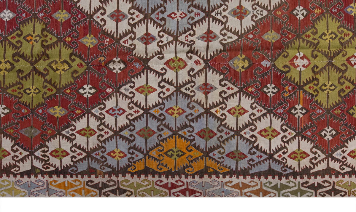 Vintage Large Konya Kilim, 158 x 425 cm / 5.2 x 14 ft Kilim