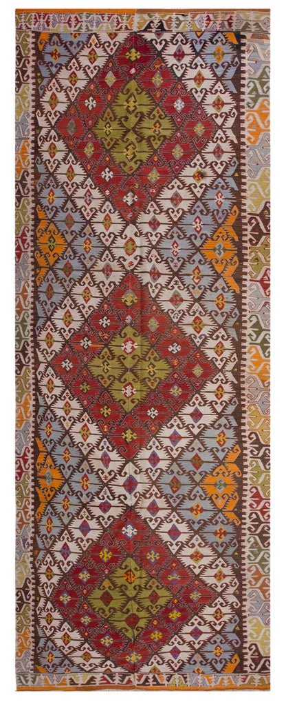 Vintage Large Konya Kilim, 158 x 425 cm / 5.2 x 14 ft Kilim
