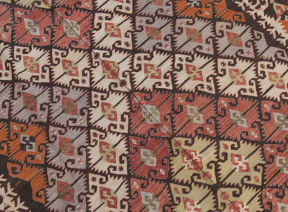 Vintage Large Konya Kilim, 161 x 385 cm / 5.3 x 12.8 ft Kilim
