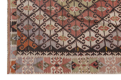 Vintage Large Konya Kilim, 161 x 385 cm / 5.3 x 12.8 ft Kilim