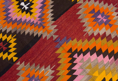 Vintage Large Konya Kilim, 162 x 372 cm / 5.4 x 12.2 ft Kilim