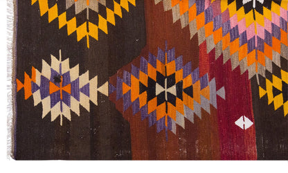 Vintage Large Konya Kilim, 162 x 372 cm / 5.4 x 12.2 ft Kilim