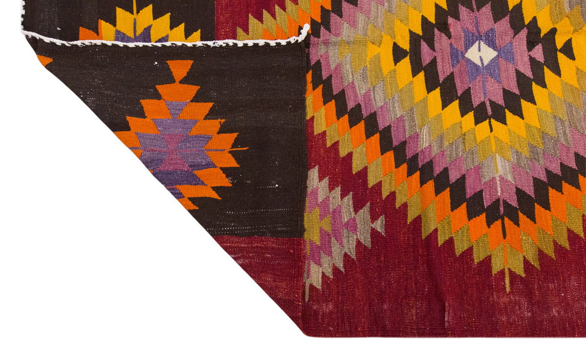 Vintage Large Konya Kilim, 162 x 372 cm / 5.4 x 12.2 ft Kilim