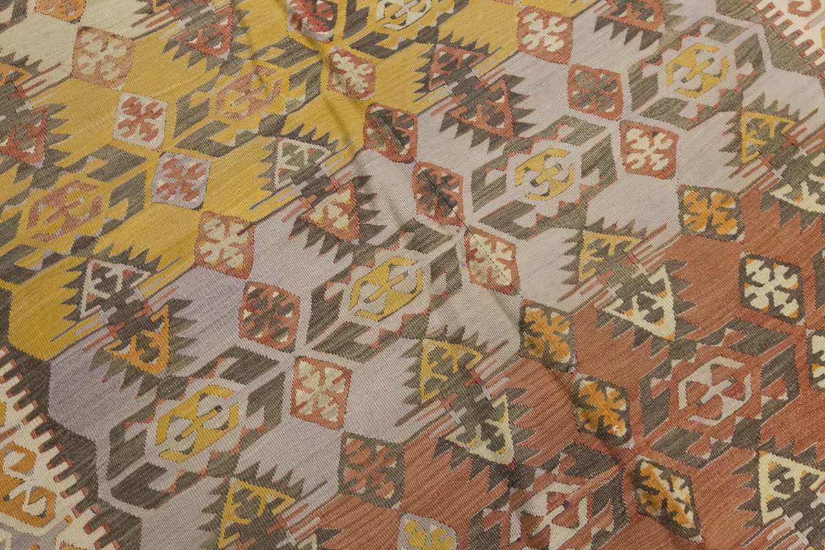 Vintage Large Konya Kilim, 165 x 326 cm / 5.5 x 10.8 ft Kilim