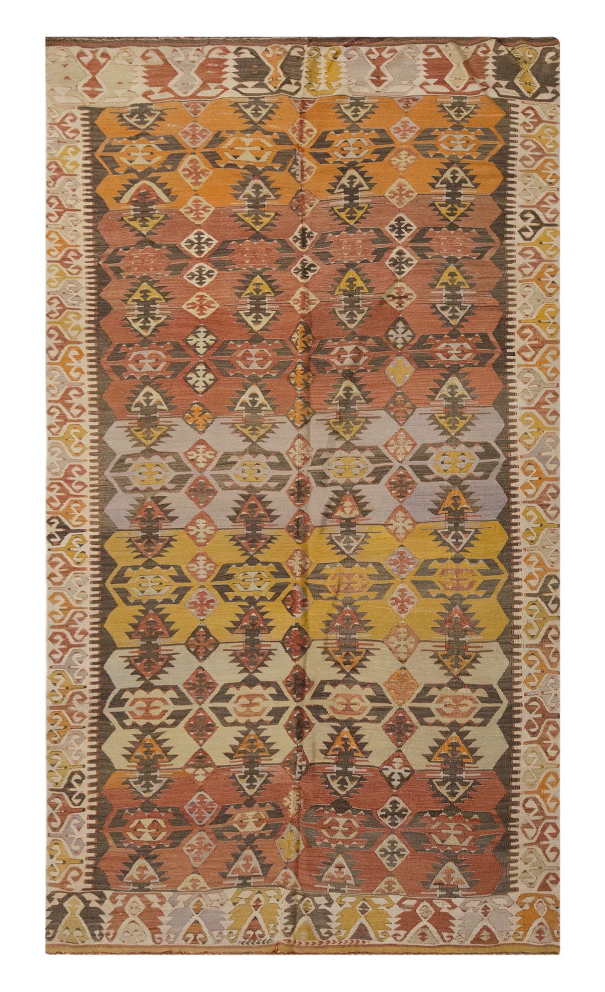 Vintage Large Konya Kilim, 165 x 326 cm / 5.5 x 10.8 ft Kilim