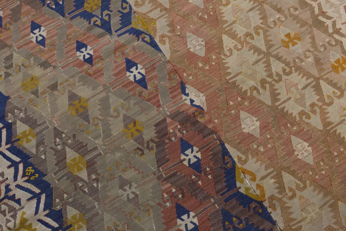Vintage Large Konya Kilim, 165 x 348 cm / 5.5 x 11.5 ft Kilim