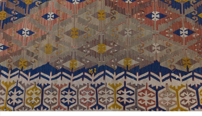 Vintage Large Konya Kilim, 165 x 348 cm / 5.5 x 11.5 ft Kilim