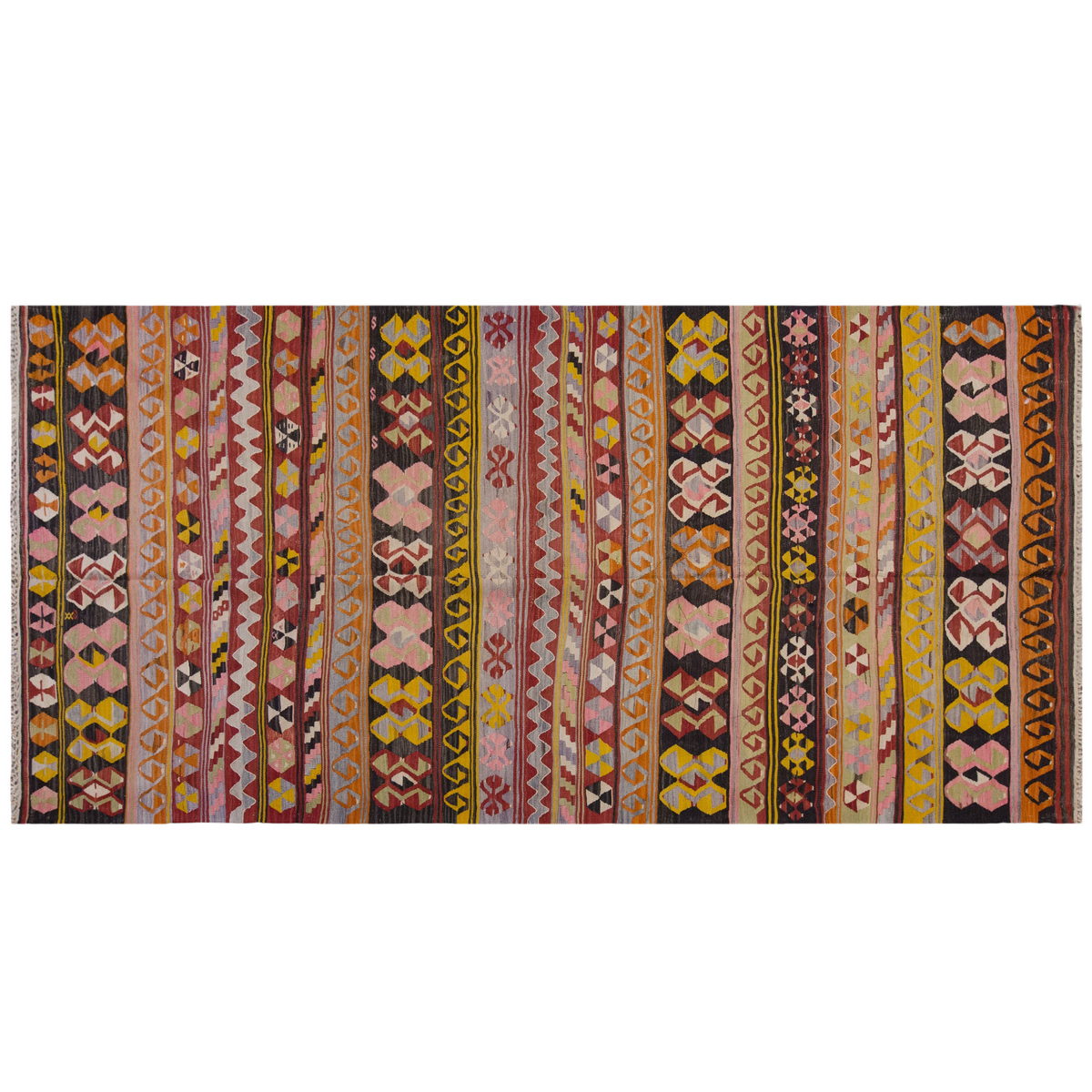 Vintage Large Konya Kilim, 167 x 340 cm / 5.6 x 11.2 ftKilim